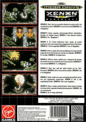 Xenon 2 - Megablast (Europe) box cover back